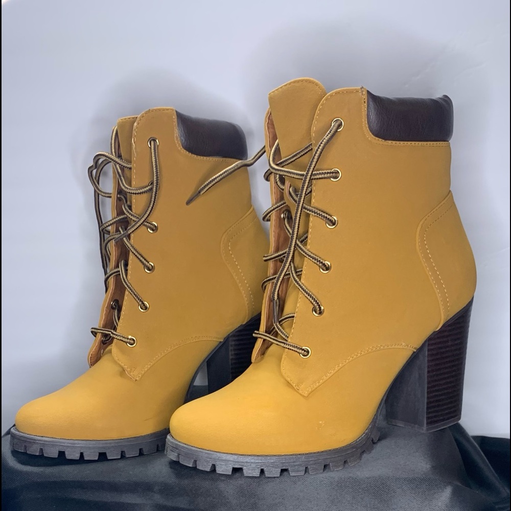 Tan Faux Timbs